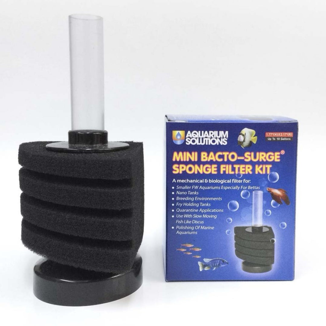 Aquarium Solutions Mini Bacto-Surge Sponge Filter Kit