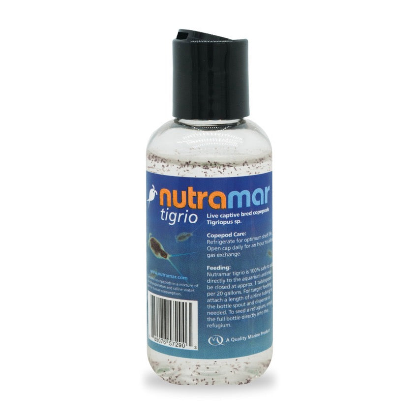 Tigrio Nutramar Tigrio Live Copepods – Upscale Aquatics