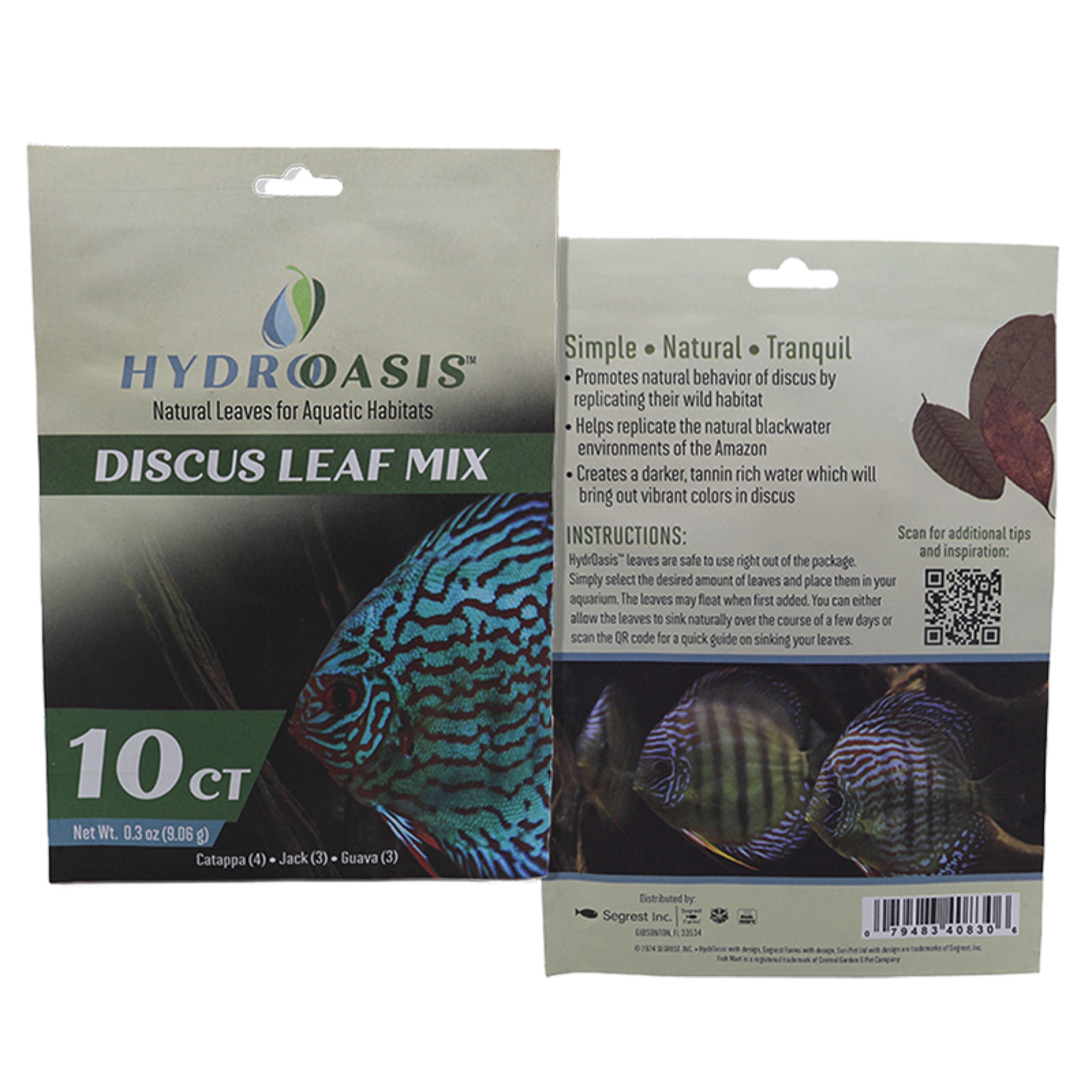 HydroOasis Discus Leaf Mix – Upscale Aquatics