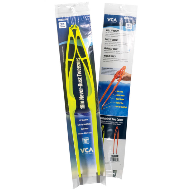 VCA Never Rust Aquarium Tweezers UV - 18"