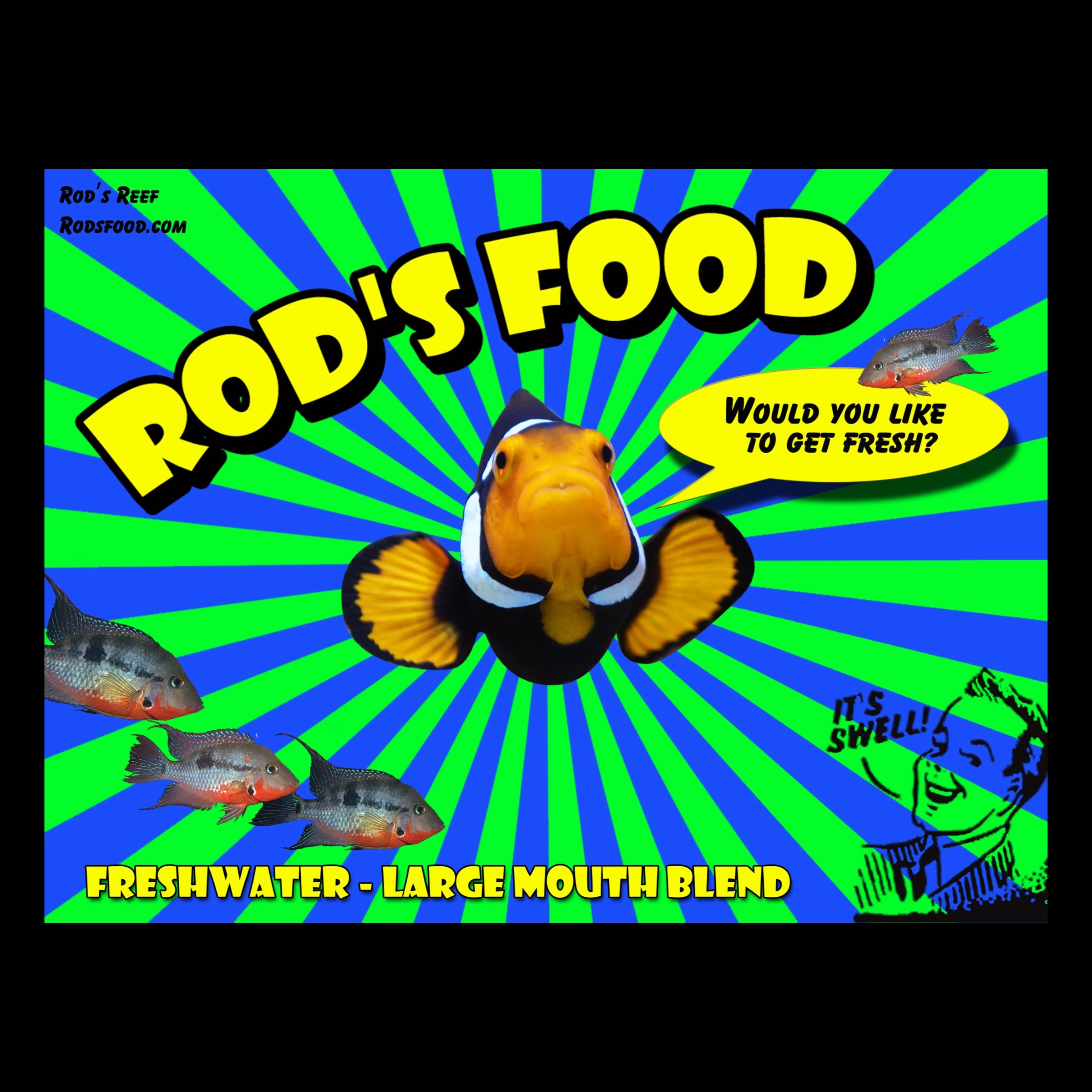 Rod's Food: Freshwater - Large Mouth Blend – Upscale Aquatics